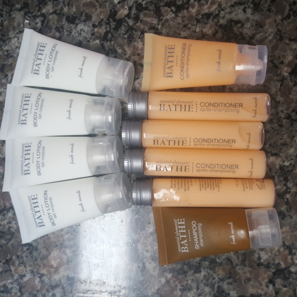 Essential elements lot of 10 fresh Navoli travel size lotion  shampoo  cpndition - Picture 3 of 4